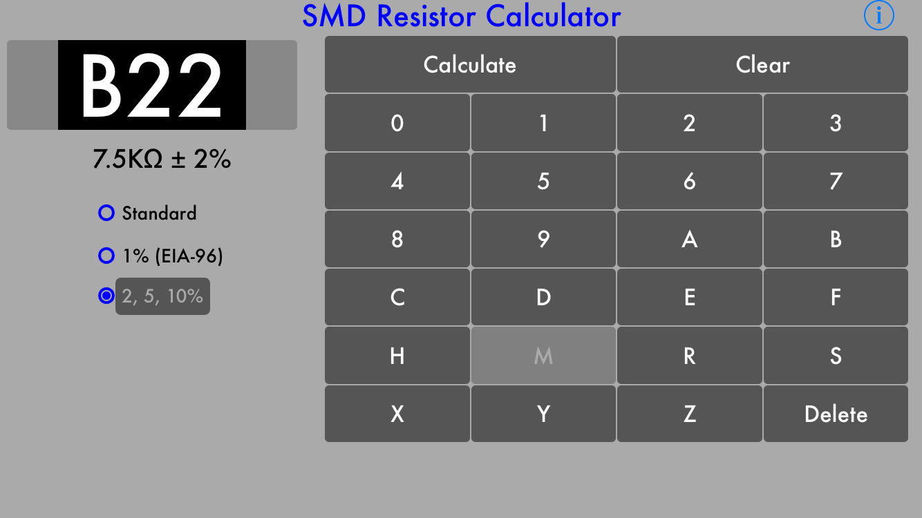 Резистор смд маркировка калькулятор